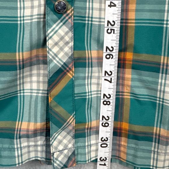Kuhl Green and Orange Casual Button Down Shirt - Picture 5 of 11